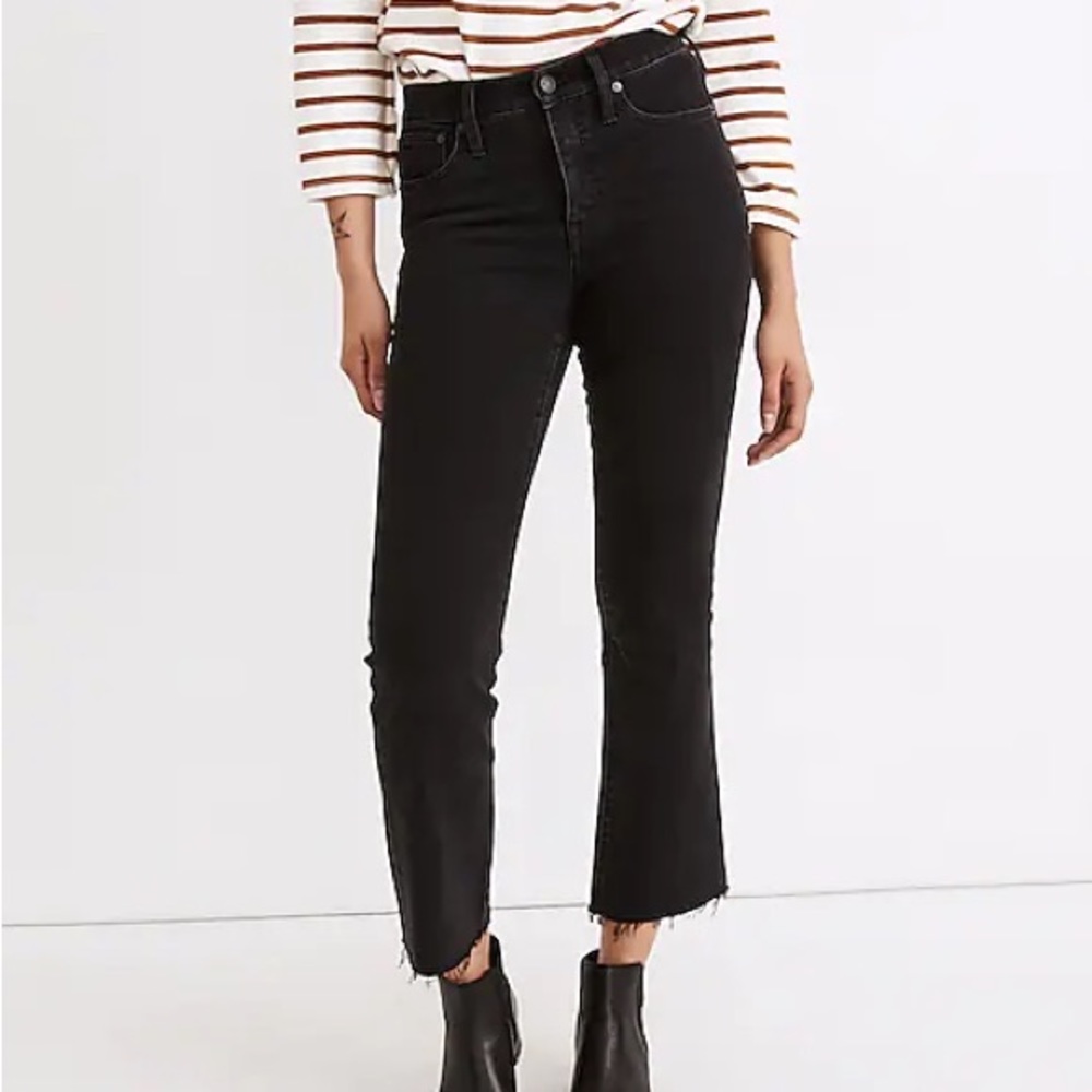 Madewell Cali Demi-Boot Jeans in Edmunds Wash: Raw-Hem Edition